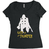 god of thunder Women's Triblend Scoop T-shirt
