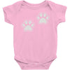 dog paws set of 2 Baby Onesie