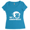 98% chimpanzee Women's Triblend Scoop T-shirt