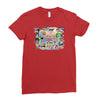 rude funny cotton dick of the world, ideal gift, birthday present Ladies Fitted T-Shirt