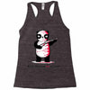 black, red and white Racerback Tank