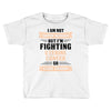 I am Not Super Woman But I'm Fighting Uterine Cancer So Close Enough Toddler T-shirt