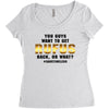 You Guys Want to Get Rufus Back, or What Women's Triblend Scoop T-shirt