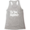 the dogfather bluetick coonhound white Racerback Tank