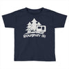 roughin' it roughing trailer camping camp Toddler T-shirt