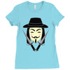 v for vendetta Ladies Fitted T-Shirt