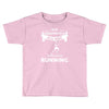 who loves running Toddler T-shirt
