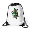 boba fatt Drawstring Bags