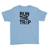 run the trap mens trap music t shirt dope swag hipster flosstradamus t Youth Tee