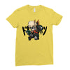 my hero academia katsuki bakugo Ladies Fitted T-Shirt