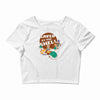 saved by the shell Crop Top