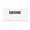 drunk License Plate