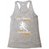 the best grandpas go running Racerback Tank