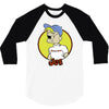 bazooka joe 2, ideal gift or birthday present. 3/4 Sleeve Shirt