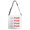 Grl Pwr Adjustable Strap Totes