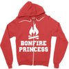 Bonfire Princess Zipper Hoodie