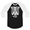 beer belly xray skeleton funny 3/4 Sleeve Shirt