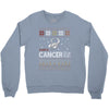 santa cancer  christmas ugly t shirts Crewneck Sweatshirt