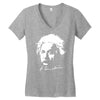 albert einstein Women's V-Neck T-Shirt