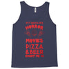 horror movies, pizza and beer Tank Top