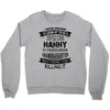 Super Cool Nanny Of A Freaking Awesome Granddaughter Crewneck Sweatshirt