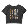 dabbing animals Crop Top