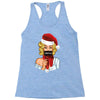 pop art christmas Racerback Tank