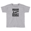 weekend rugby forecast beer pub drink Toddler T-shirt