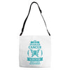 I am a Ovarian Cancer Survivor - What's Your Superpower? Adjustable Strap Totes