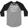 gun permit second amendment 3/4 Sleeve Shirt