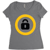 key low Women's Triblend Scoop T-shirt