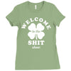 Welcome To The Shit Show Ladies Fitted T-Shirt