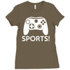 sports video games Ladies Fitted T-Shirt