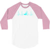 sailing heart beat 3/4 Sleeve Shirt