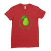 grow a pear Ladies Fitted T-Shirt