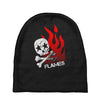 skull &amp; flames Baby Beanies