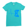 game heart beat Ladies Fitted T-Shirt
