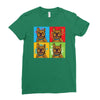 pop art Ladies Fitted T-Shirt
