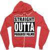 straight outta paradise palms Zipper Hoodie