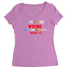i may be wrong rare Women's Triblend Scoop T-shirt
