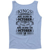 Real Kings Are Born On October 18 Tank Top