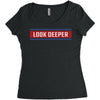 Look Deeper Women's Triblend Scoop T-shirt