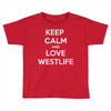 westlife white logo Toddler T-shirt
