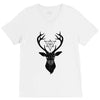 Deer With Diamond V-Neck Tee