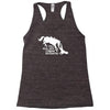 i do all my own stunts horse Racerback Tank