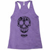 loco coco skul Racerback Tank