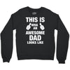 new daddy christmas funny Crewneck Sweatshirt