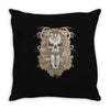 halloween skull Throw Pillow