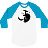 yin yang cat 3/4 Sleeve Shirt