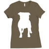 staffordshire bull Ladies Fitted T-Shirt